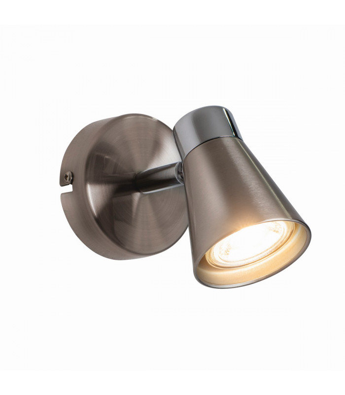 Kai LED 1 Light Spotlight Satin Nickel