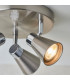 Kai LED 3 Light Spotlight Satin Nickel-3