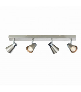 Kai LED 4 Light Spotlight Satin Nickel