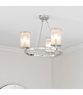 Easton 3 Light Semi flush Bright Nickel-1