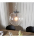 Harbour 1 Light Pendant Globe Chrome-1