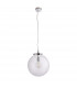 Harbour 1 Light Pendant Globe Chrome-6