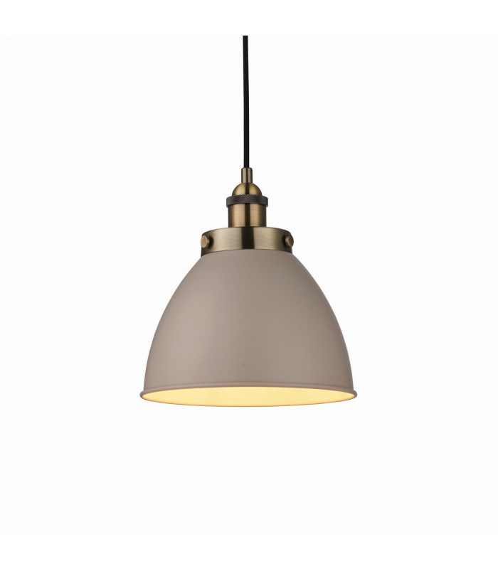 Franklin 1 Light Dome Pendant Satin Taupe