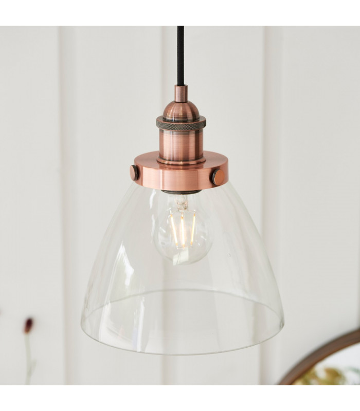 Hansen 1 Light Pendant Glass-2