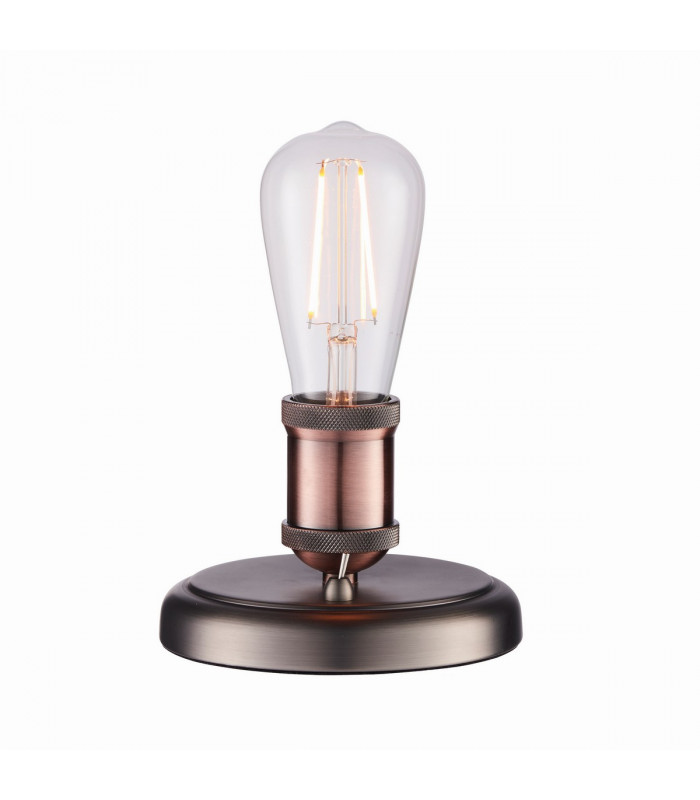 Hal 1 Light Table Lamp Aged Pewter