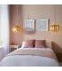 Delphine Floral Leaves 3 Light Spherical Pendant Gold Paint-4