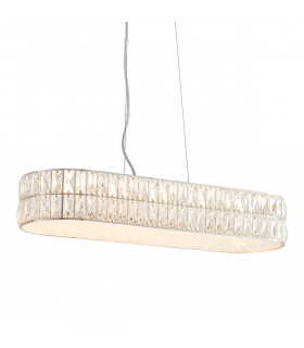 Verina LED 5 Light Bar Pendant Chrome