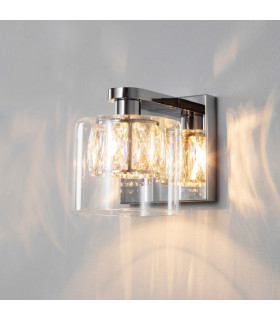 Verina 1 Light Wall Chrome-1