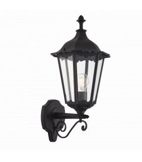 Burford 1 Light Outdoor Wall Lantern Matt Black Paint