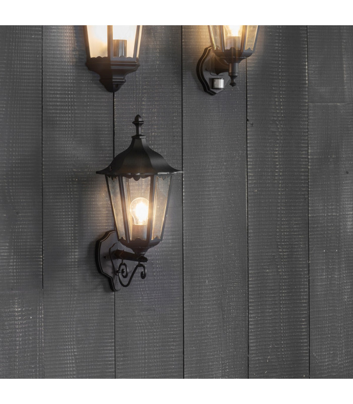 Burford 1 Light Outdoor Wall Lantern Matt Black Paint-4