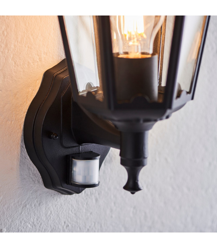 Burford 1 Light Outdoor Wall Lantern Matt Black Paint-3
