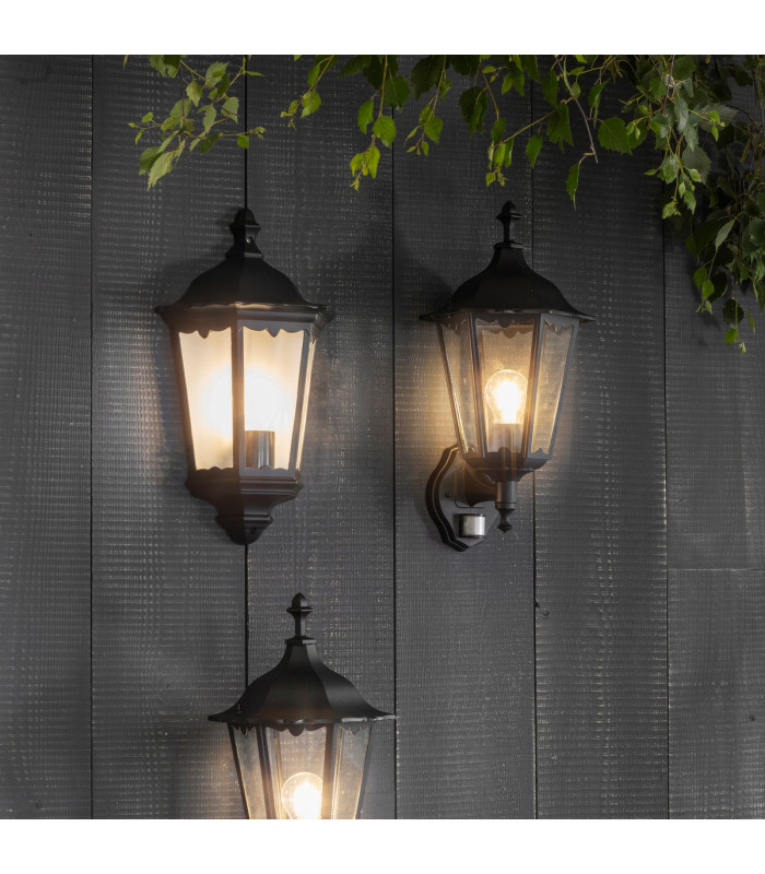Burford 1 Light Outdoor Wall Lantern Matt Black Paint-4