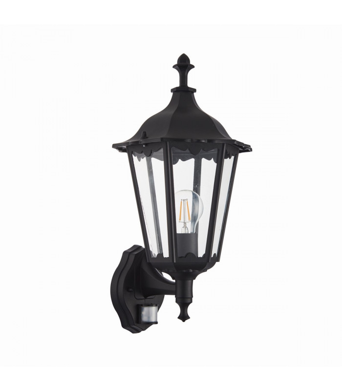 Burford 1 Light Outdoor Wall Lantern Matt Black Paint-5