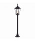 Burford 1 Light Outdoor Floor Lamp Matt Black Paint