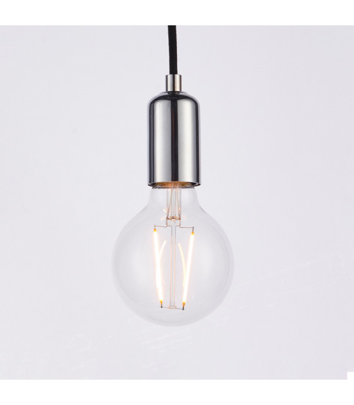 Studio 3 Light Cluster Pendant Chrome Plate-2