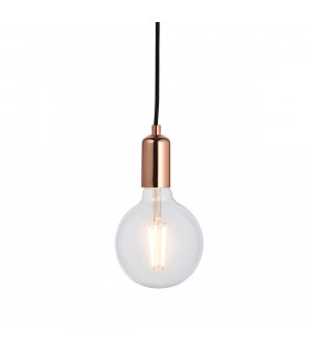 Studio 1 Light Pendant Copper Plate