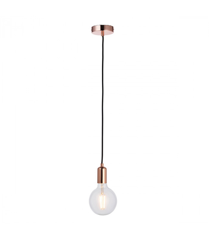 Studio 1 Light Pendant Copper Plate-4