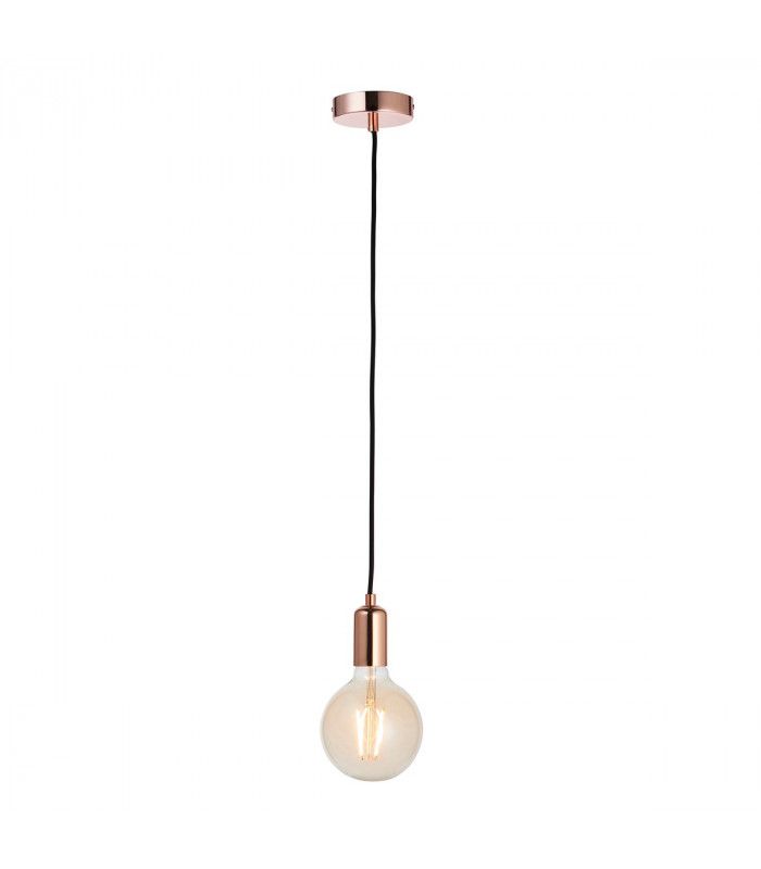 Studio 1 Light Pendant Copper Plate-5