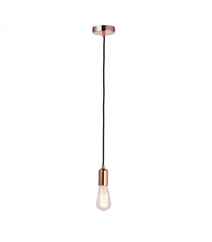 Studio 1 Light Pendant Copper Plate-6