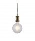 Cambourne 1 Light Pendant Antique Brass Plate