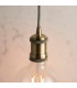 Cambourne 1 Light Pendant Antique Brass Plate-2