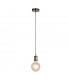 Cambourne 1 Light Pendant Antique Brass Plate-5