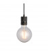 Urban 1 Light Pendant Black Chrome Plate