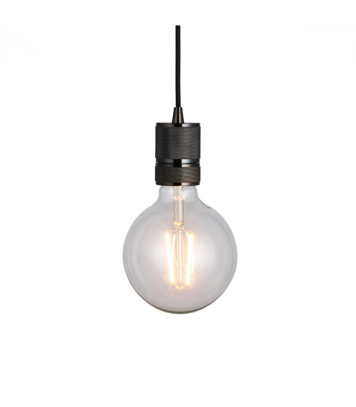 Urban 1 Light Pendant Black Chrome Plate