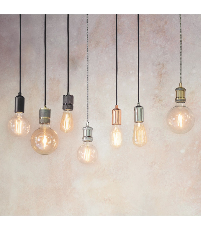 Urban 1 Light Pendant Black Chrome Plate-3
