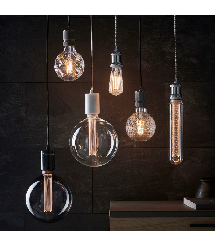 Urban 1 Light Pendant Black Chrome Plate-6