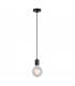 Urban 1 Light Pendant Black Chrome Plate, E27