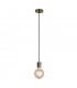 Urban 1 Light Pendant Antique Brass Plate, E27