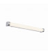 Moda LED 1 Light Bathroom Wall White Ribbed