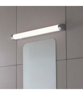 Moda LED 1 Light Bathroom Wall White Ribbed-1