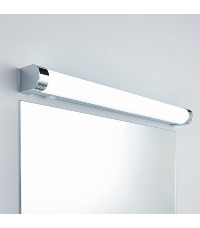 Moda LED 1 Light Bathroom Wall White Ribbed-3