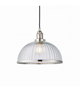 Hansen 1 Light Pendant Bright Nickel