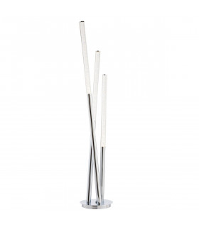 Glacier LED 3 Light Floor Lamp Chrome
