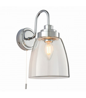 Ashbury LED 1 Light Bathroom Wall Glass