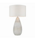 Livia 1 Light Table Lamp Silver Mercury Glass