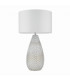Livia 1 Light Table Lamp Silver Mercury Glass-4