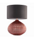 Livia 1 Light Table Lamp Copper Plated Glass-4
