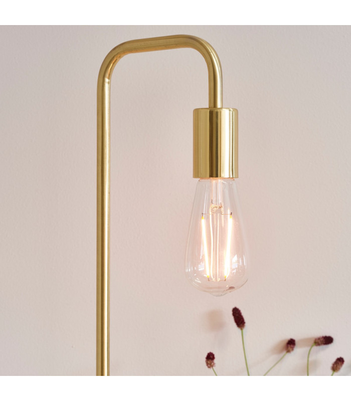 Rubens 1 Light Table Lamp Satin Brushed Gold Plate-2