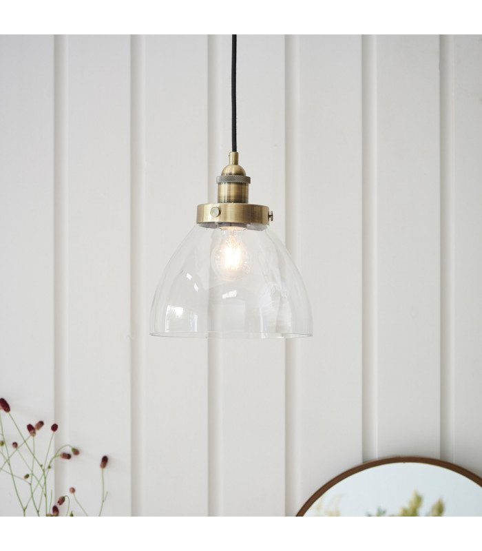 Hansen 1 Light Pendant Glass-1