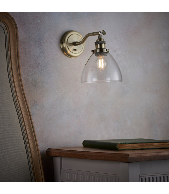 Hansen 1 Light Wall Glass-1