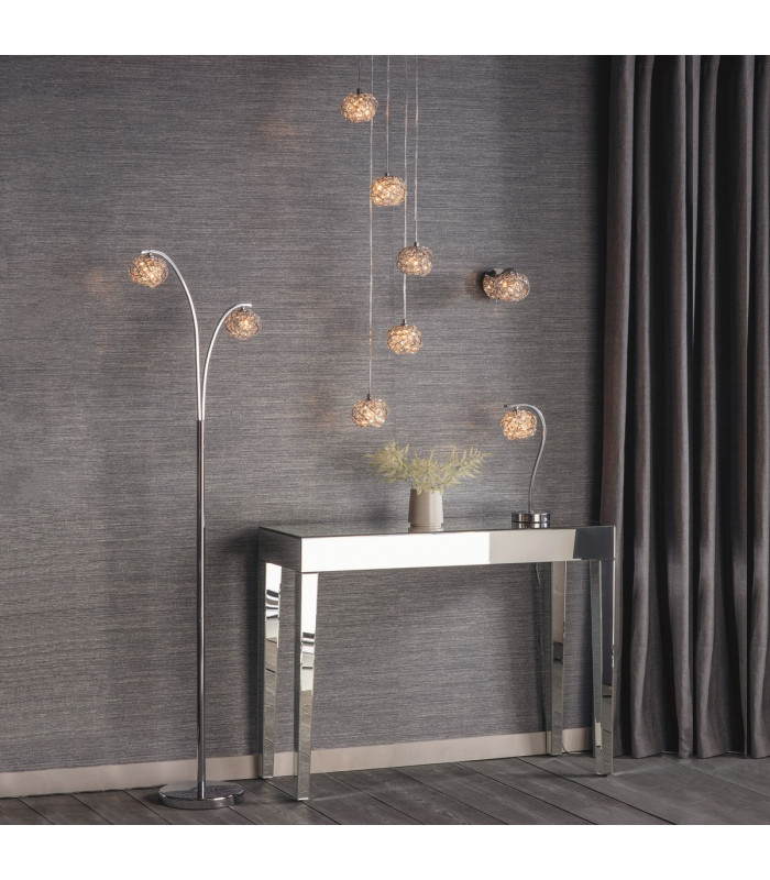 Talia 1 Light Wall Chrome-3