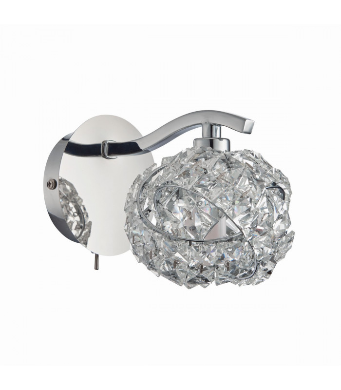 Talia 1 Light Wall Chrome-6