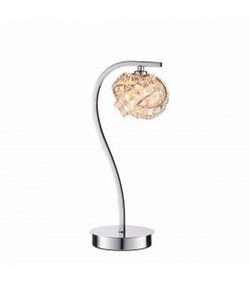 Talia 1 Light Table Lamp Chrome