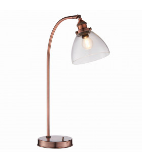 Hansen 1 Light Table Lamp Aged Copper