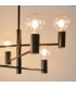 Studio 6 Light Semi Flush Light Matt Black-3