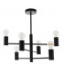 Studio 6 Light Semi Flush Light Matt Black-6